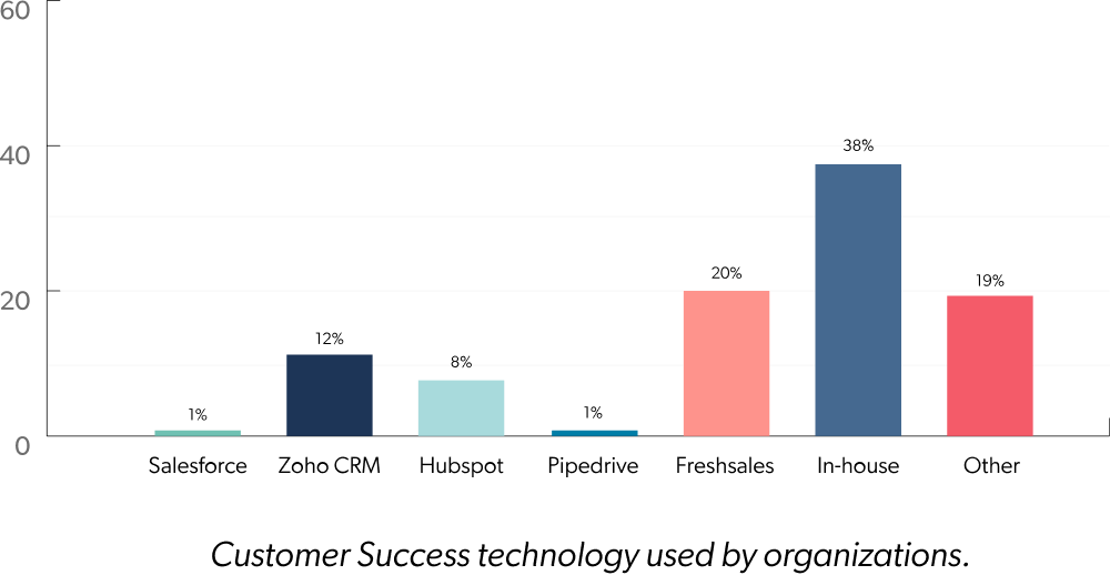 Customer Success technology used by organizations.