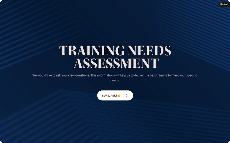 Training Needs Assessment Questionnaire Template