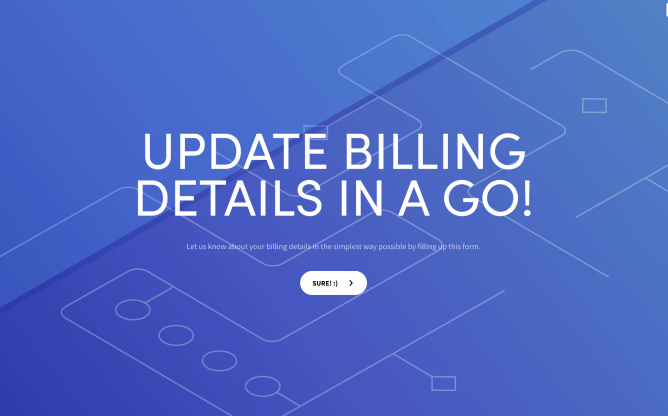 Billing Contact Form Billing Contact Form