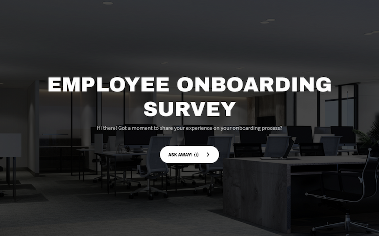 Employee Onboarding Survey Template