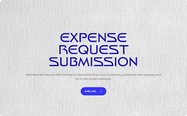 Expense Reimbursement Request Form Template