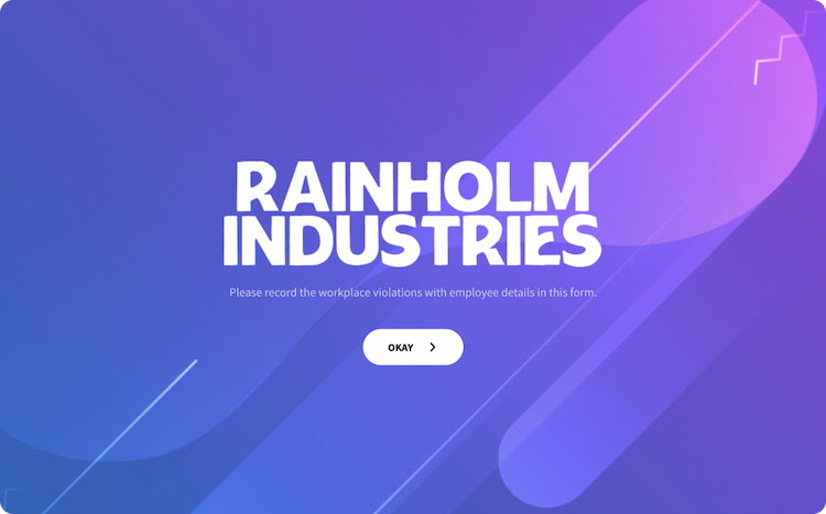 Employee Write up Form Template Employee Write up Form Template