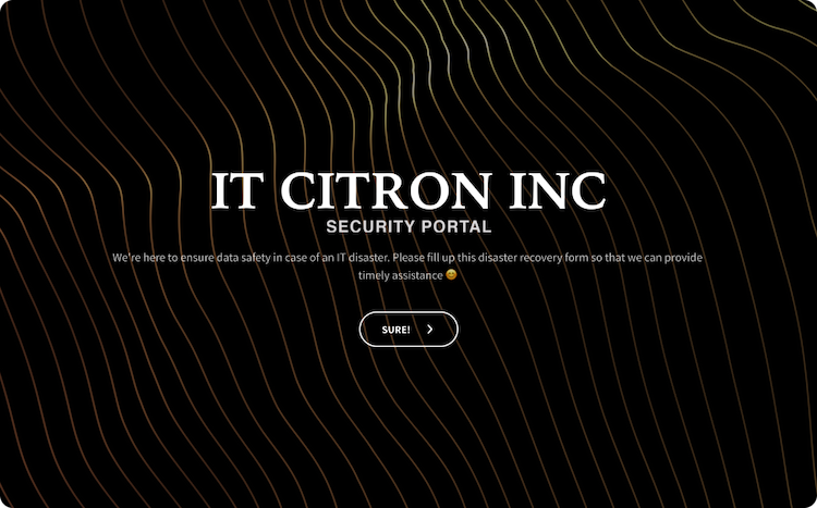 Disaster Recovery Plan Questionnaire