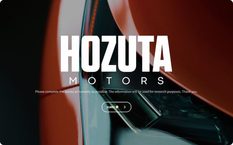 Automobile Survey Template