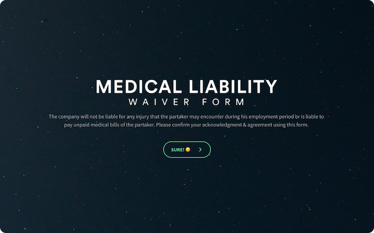 Medical Liability Waiver Form Template