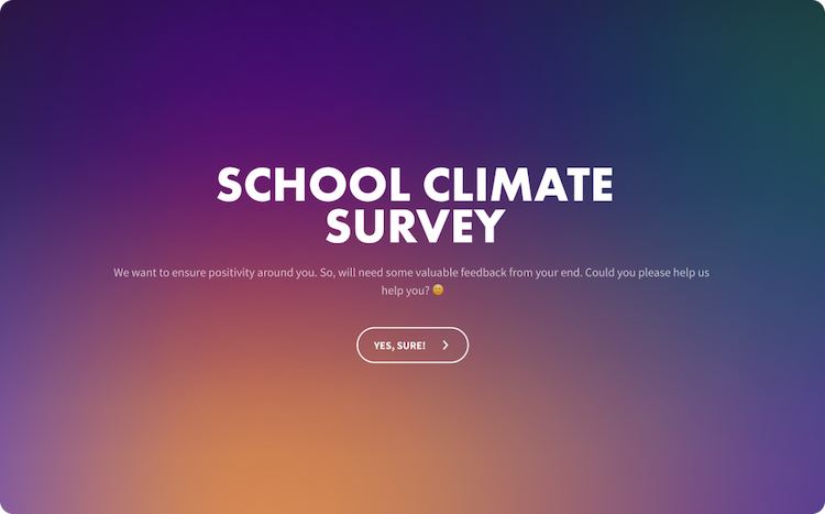 School Climate Survey Template