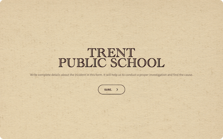 School Incident Report Form Template