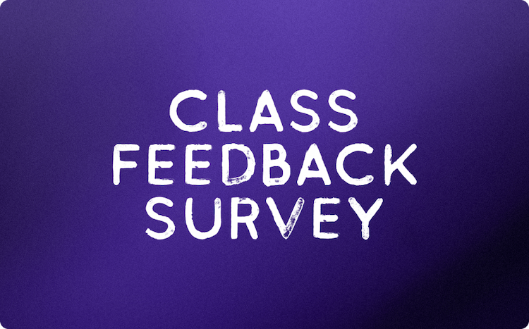 Class Feedback Survey Template
