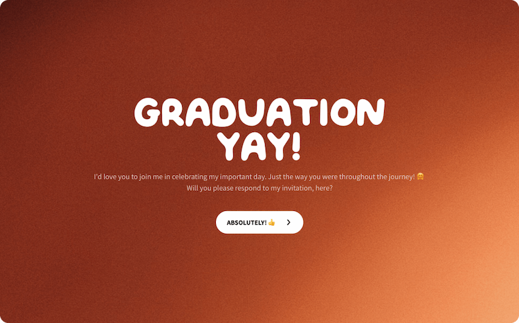 Graduation Party Invitation Template