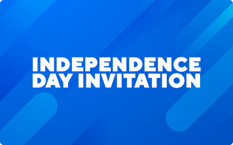 Independence Day Invitation Template