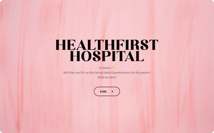 Eating Habits Questionnaire Template