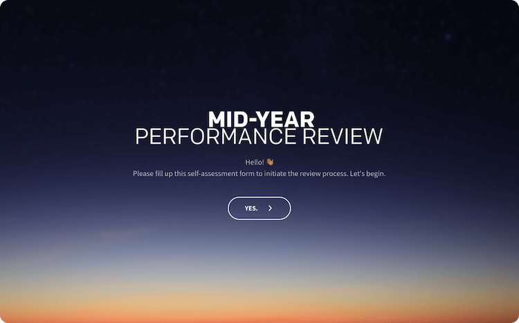 Mid Year Performance Review Template