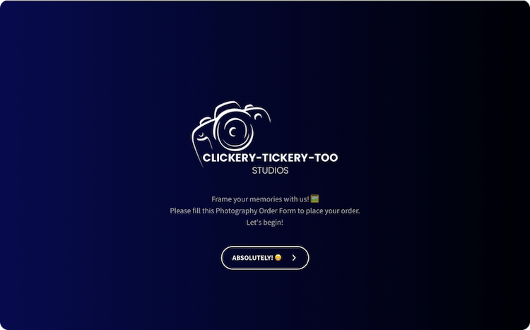 Photography Order Form Template