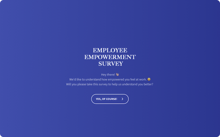 Employee Empowerment Survey Template