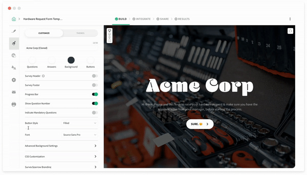 Step 1: Design the Form