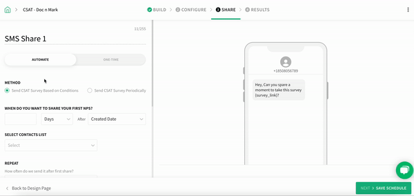 Step 3: Select a Survey Channel