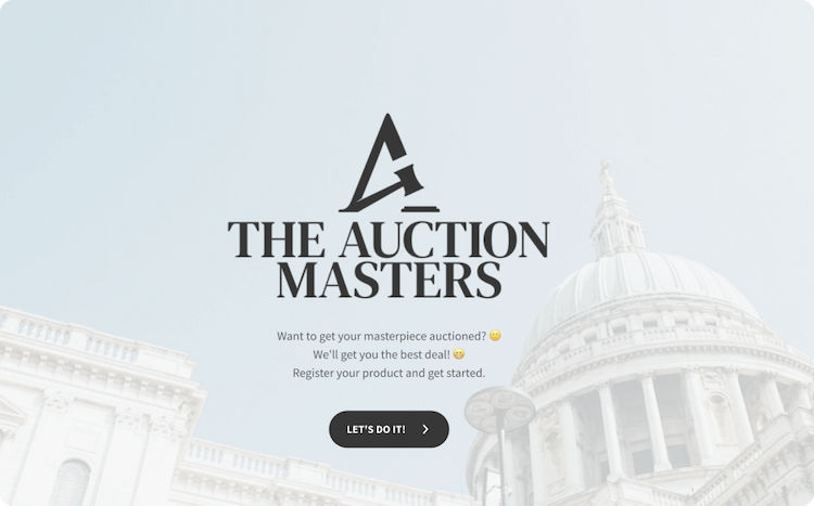 Auction Item Registration Form Template