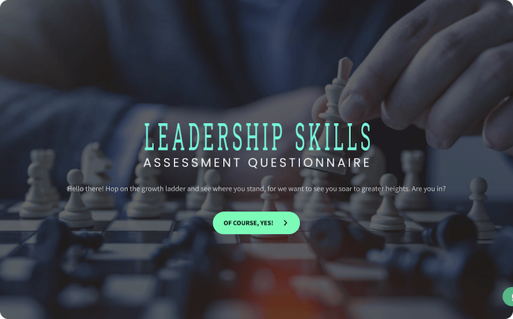 Leadership Skills Assessment Questionnaire Template