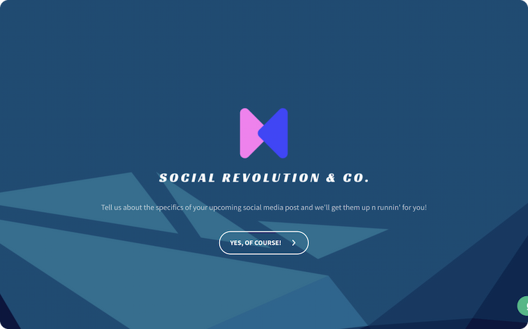 Social Media Post Request Form Template