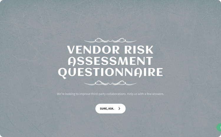 Vendor Risk Assessment Questionnaire Template