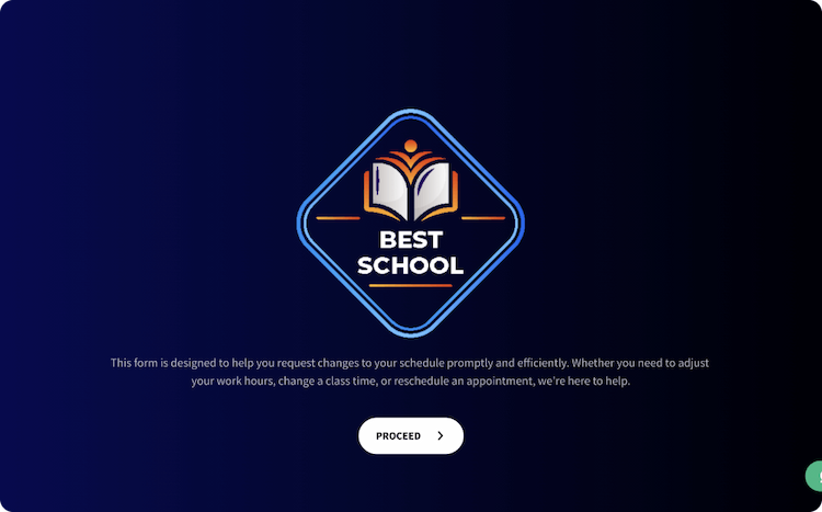 Schedule Change Request Form Template Schedule Change Request Form Template