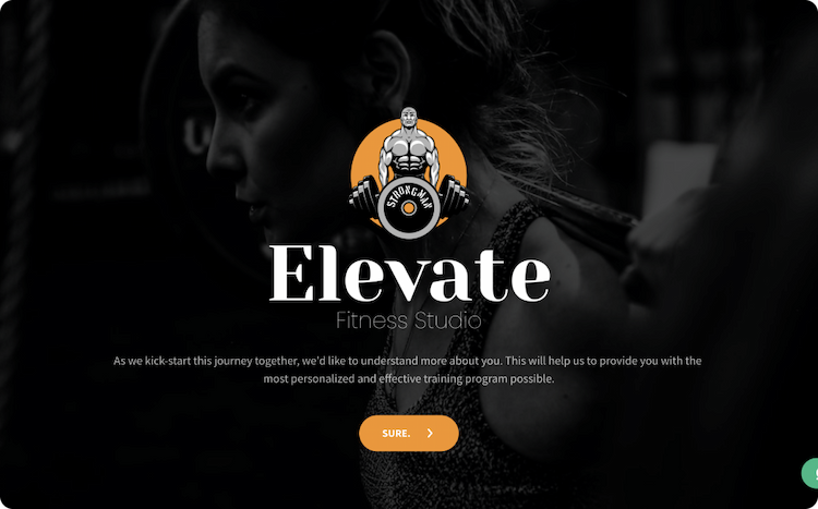 Fitness Client Intake Form Template