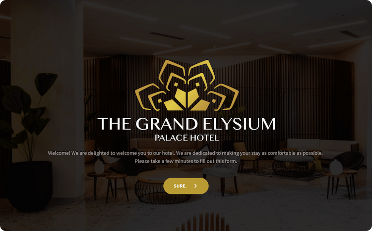 Hotel Guest Registration Form Template