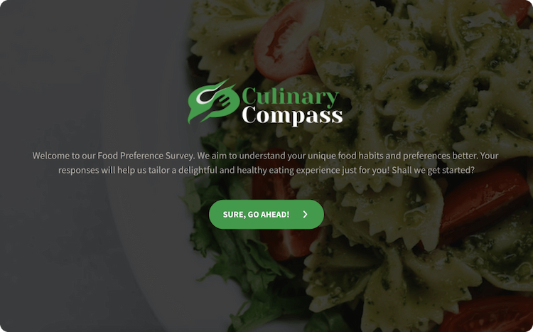 Food Preference Questionnaire Template