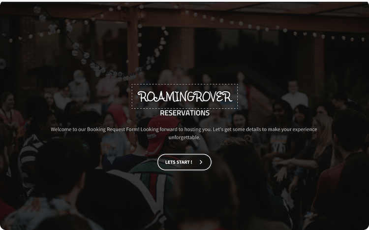 Booking Request Form Template