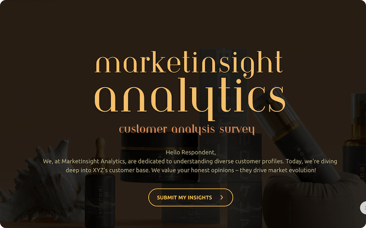 Customer Analysis Survey Template