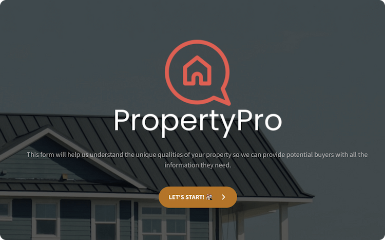Real Estate Listing Form Template