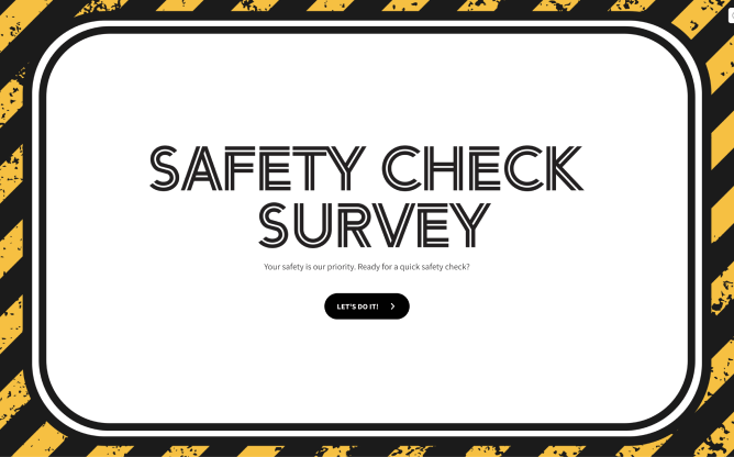 Health & Safety Checklist Template