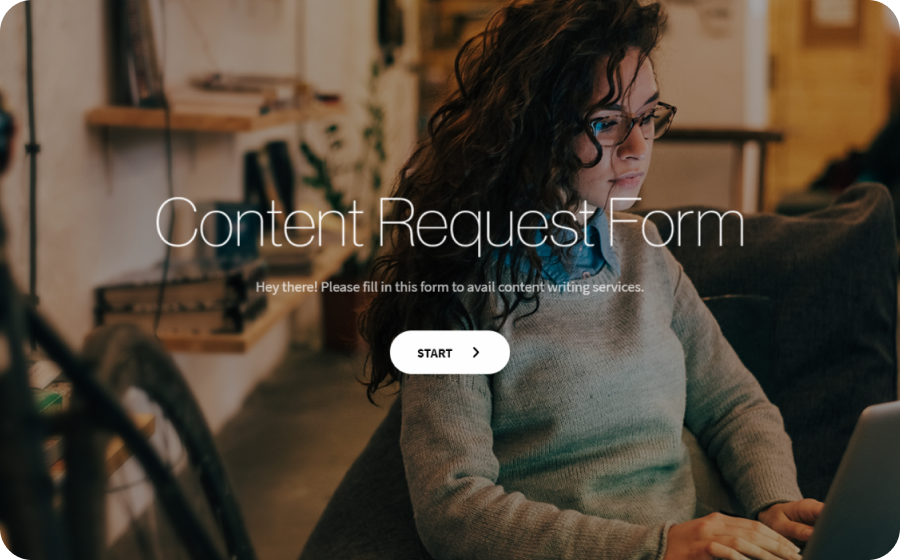 Content Request Form Template