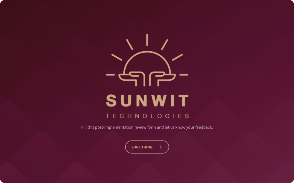 Post Implementation Review Survey Template