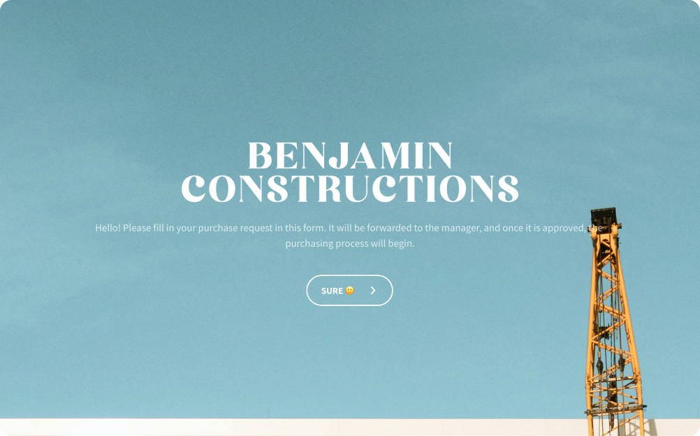 Purchase Order Request Form Template