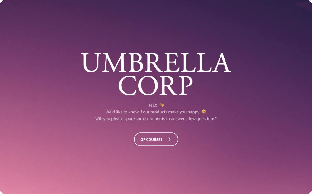 Product Satisfaction Survey Template