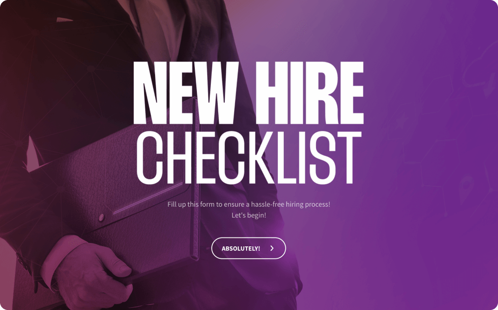 New Hire Checklist Template
