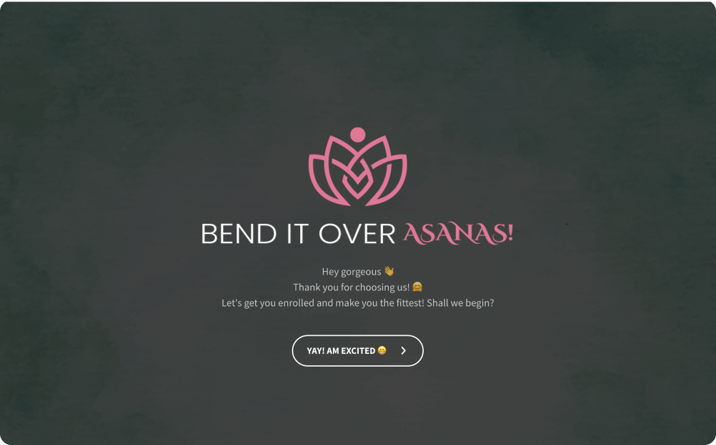 Yoga Class Registration Form Template