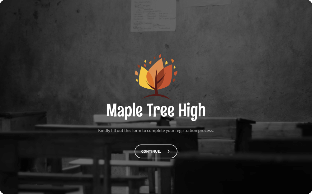 School Registration Form Template