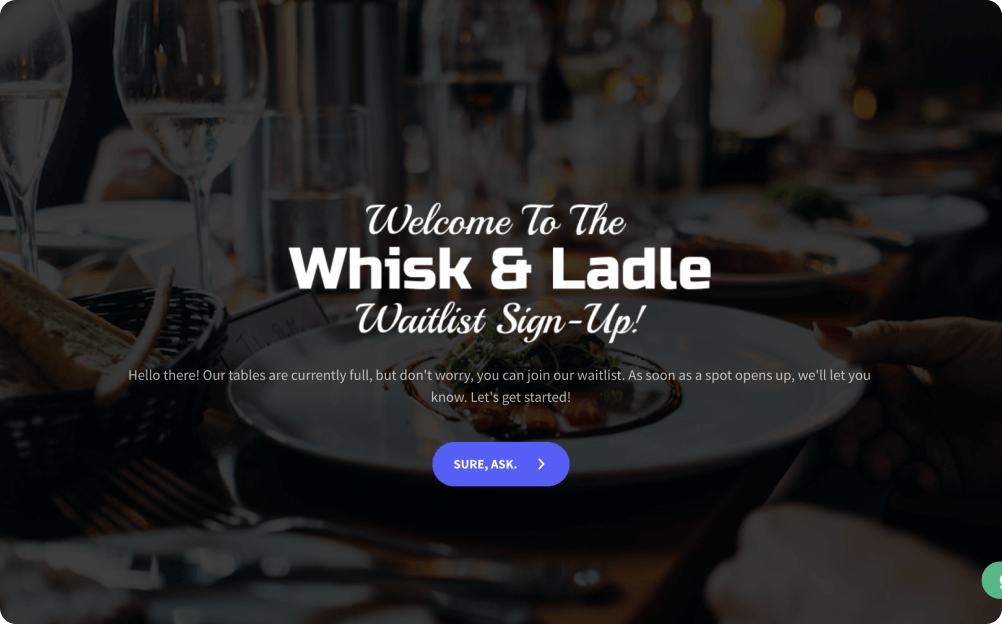 Waitlist Form Template