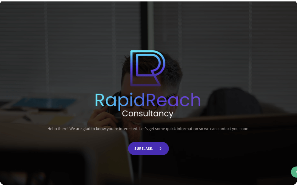 Call Back Form Template