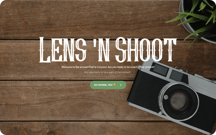 Contest Entry Form Contest Entry Form