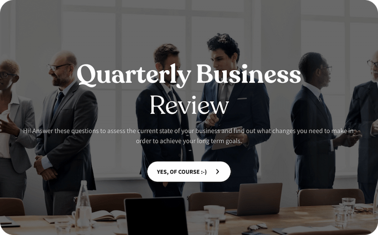Quarterly Business Review Template Quarterly Business Review Template
