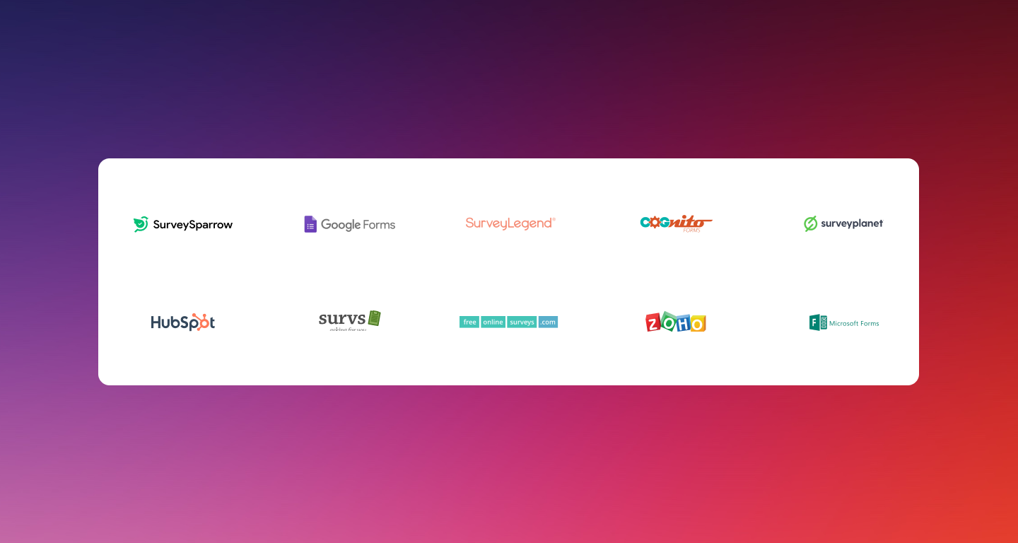 Top 10 LimeSurvey Alternatives In 2024 Top 10 LimeSurvey Alternatives In 2024